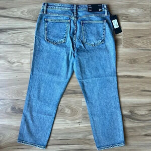 Silver High Note Slim Crop High rise Jeans Indigo Size 29x25 NEW